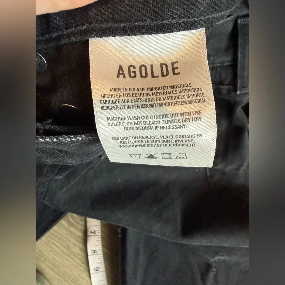 ADOLDE Cherie High Rise Straight Jean in Black 27 - Picture 10 of 12